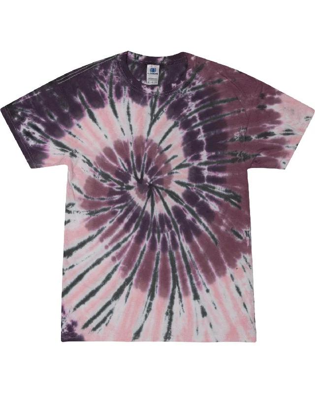 The Best Deal Tie-Dye Youth 100% Cotton Tie-Dyed T-Shirt | Cherry Cola