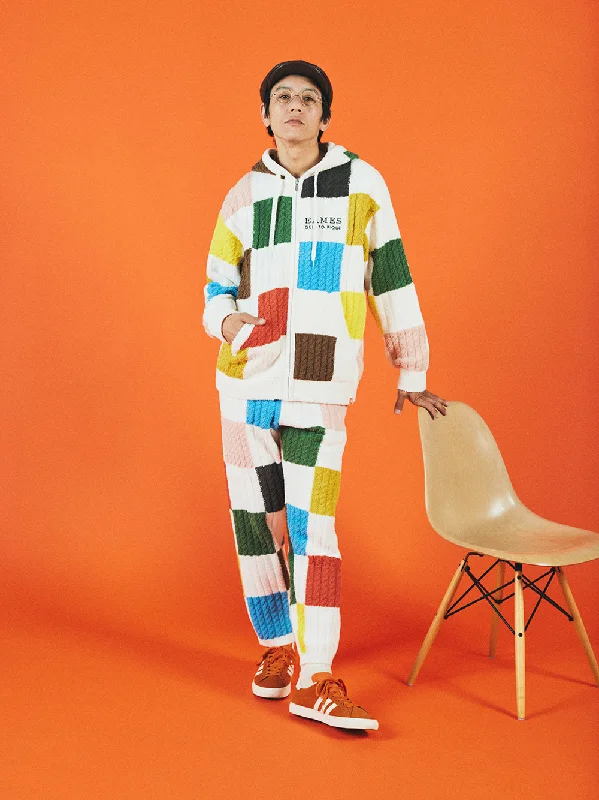 Exclusive Offers EAMES Air Moco Check-Patterned Mens Lounge Hoodie