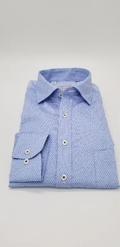 Lowest Price Classic it Long Sleeve Sport Shirt Z662 Blue