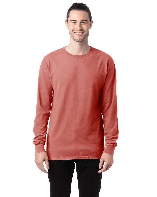 Price Smash ComfortWash by Hanes Unisex 100% Ringspun Cotton Long Sleeve T-Shirt | Nantucket Red Price Smash ComfortWash by Hanes Unisex 100% Ringspun Cotton Long Sleeve T-Shirt | Nantucket Red