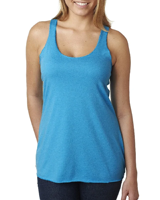 Instant Savings Next Level Ladies Triblend Racerback Tank | Vintage Turq
