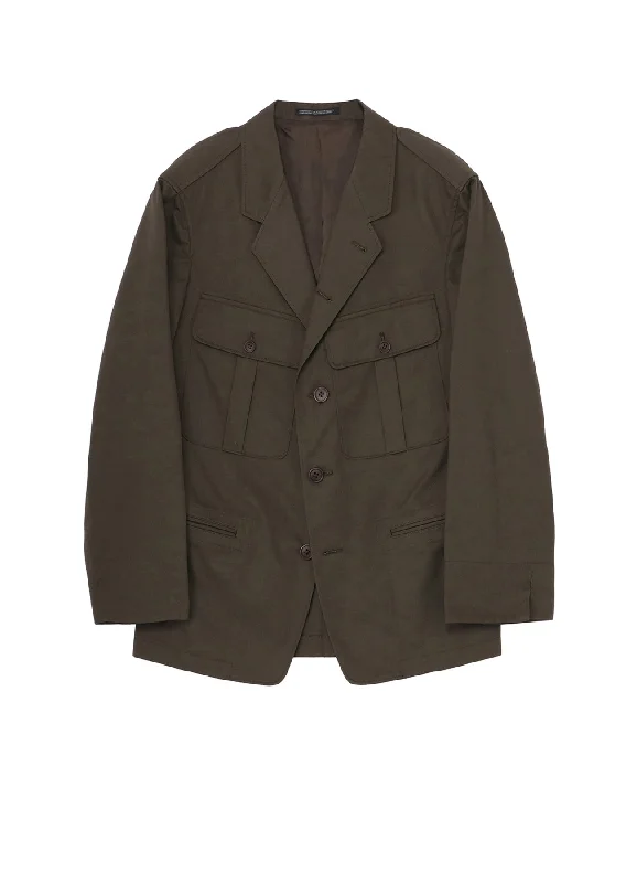 Blowout Sale T/C TWILL ACTION PLEATS JACKET