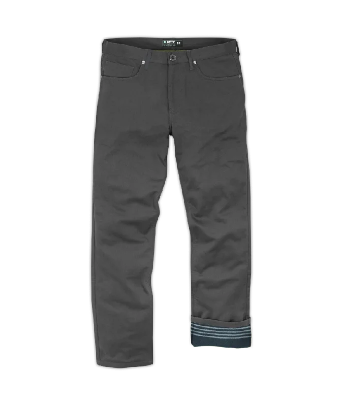 Quick Sale The Mariner Flannel Lined Pant - Charcoal