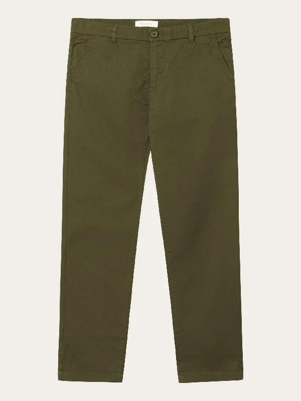 Epic Deals CHUCK regular chino poplin pant - Burned Olive