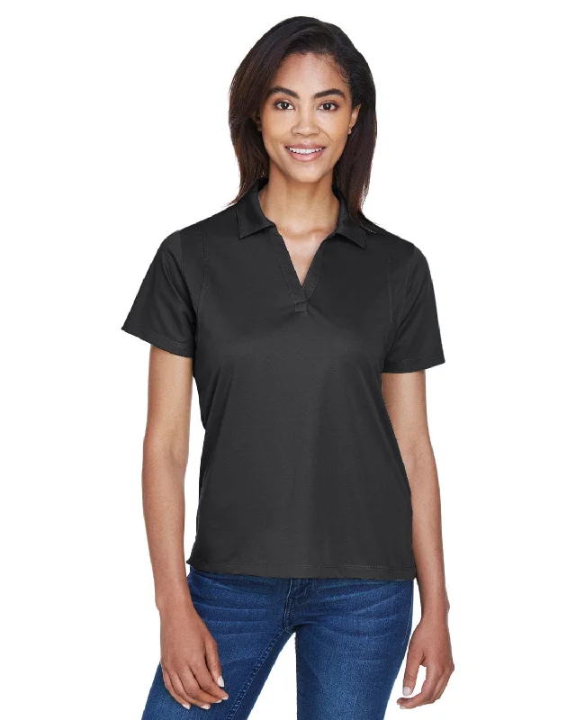 Great Deals Harriton Ladies Micro-Pique Knit Polo Shirt | Black