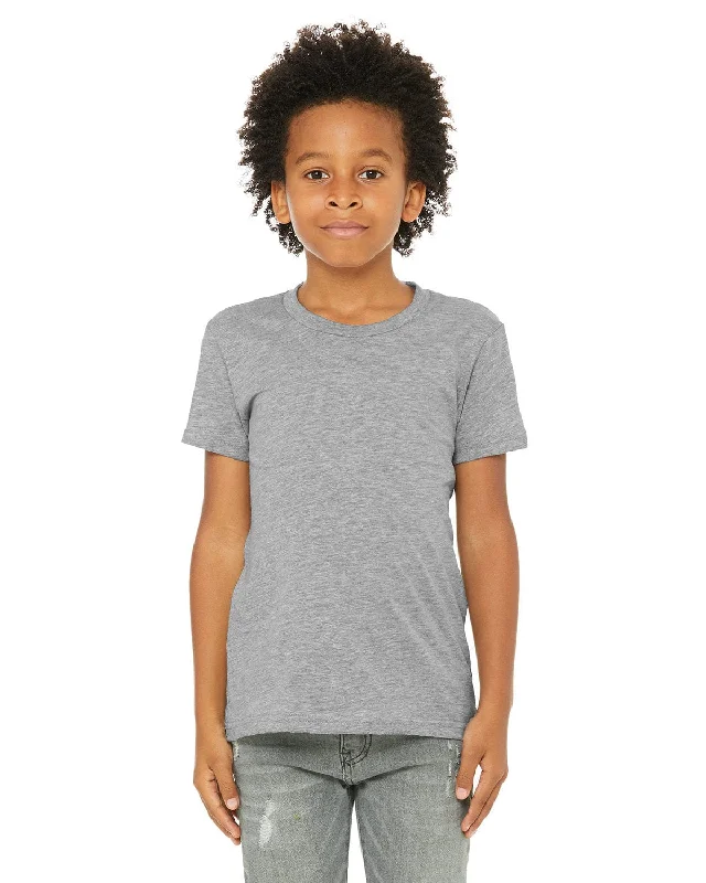 Deal Zone Bella+Canvas Youth CVC Jersey T-Shirt | Athletic Heather