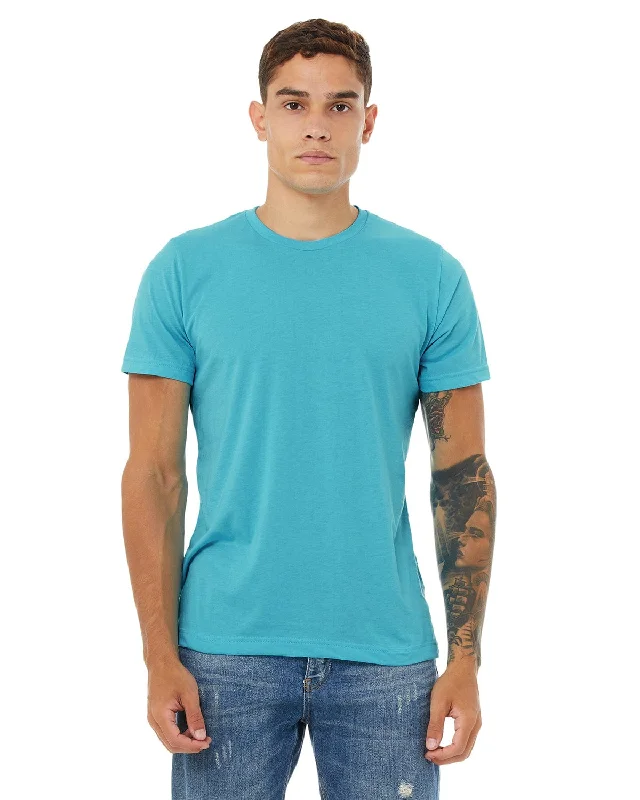 Weekend Specials to Savor Bella+Canvas Mens Poly-Cotton Short Sleeve T-Shirt | Turquoise Weekend Specials to Savor Bella+Canvas Mens Poly-Cotton Short Sleeve T-Shirt | Turquoise