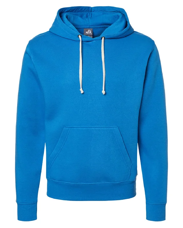 New Deal J America Unisex Triblend Pullover Hoodie | Royal Solid