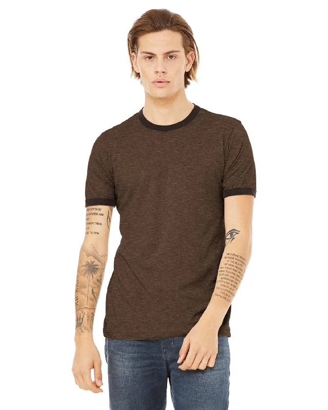 Weekend Discounts to Indulge In Bella+Canvas Robertson Heather Ringer Tee | Hthr Brown/ Brwn Weekend Discounts to Indulge In Bella+Canvas Robertson Heather Ringer Tee | Hthr Brown/ Brwn