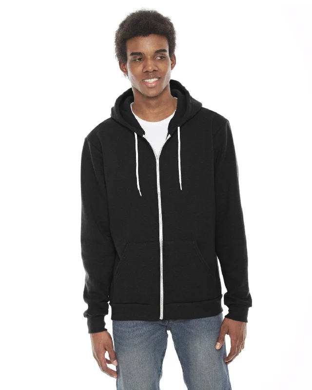 Huge Savings American Apparel Unisex Flex Fleece Zip Hoodie | Black