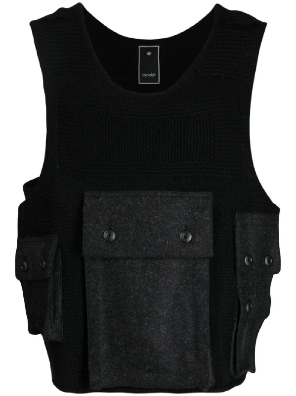 Limited Availability Scoop-Neck Merino Wool Vest