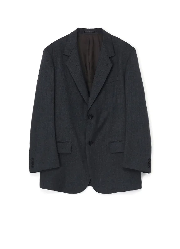 Crazy Deals WOOL GABARDINE 2-BUTTON JACKET