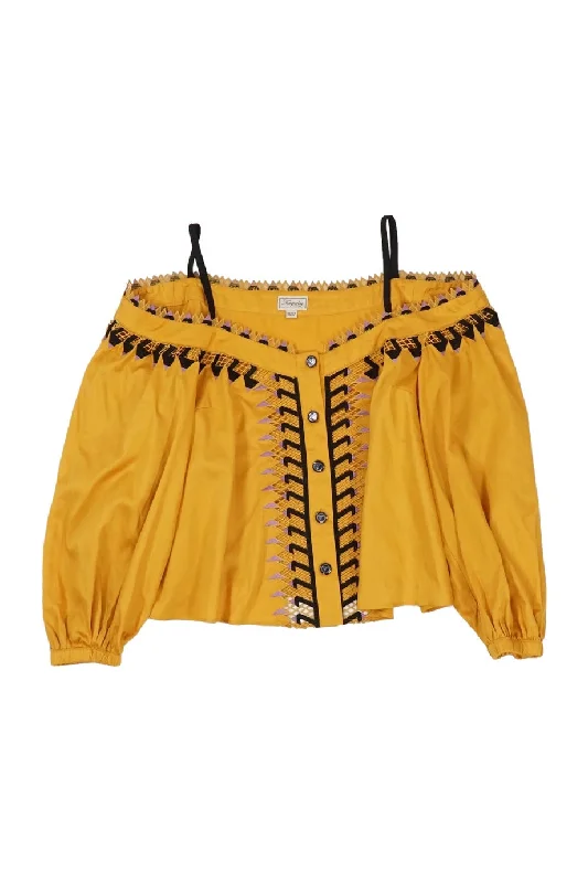 Weekend Offers That Impress [WW30775] Temperley London | Long sleeve top