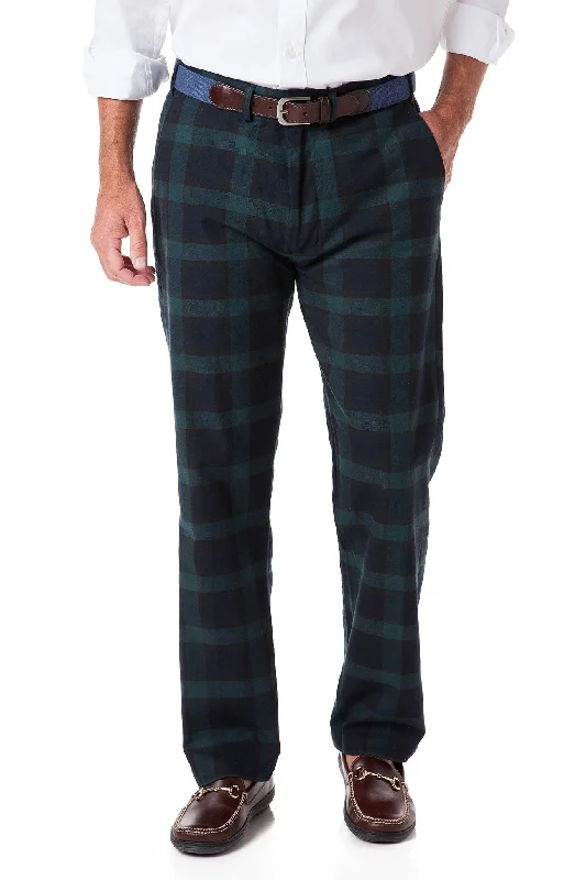 Weekend Savings Extravaganza Harbor Pant Stretch Twill Blackwatch Tartan Plaid