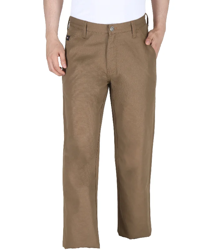 Cash Savings Men's FR Light Weight Brown Duck Canvas Pant MFRP-5