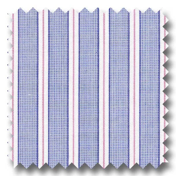 Weekend Discounts You Deserve Blue and Pink Stripe 2Ply Broadcloth - Custom Dress Shirt Weekend Discounts You Deserve Blue and Pink Stripe 2Ply Broadcloth - Custom Dress Shirt