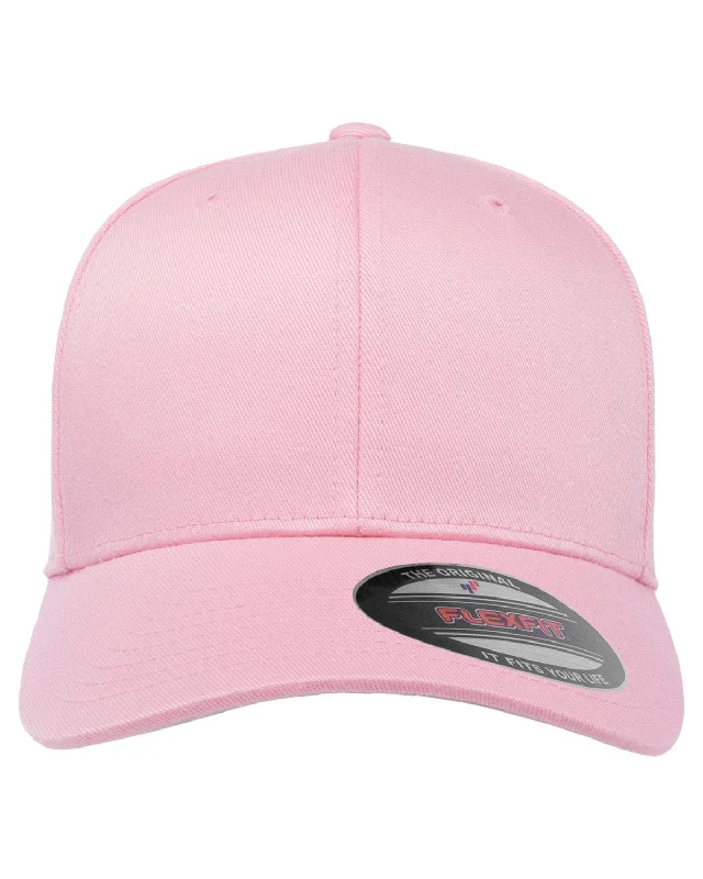 Discount Days Yupoong Flexfit Wooly 6-Panel Cap | Pink