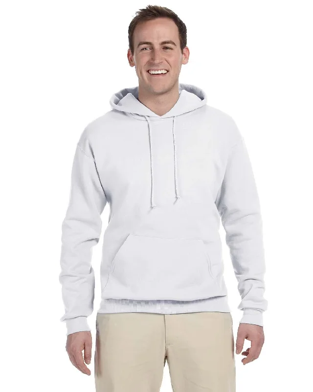 Can't Beat Jerzees 50/50 Hooded Sweatshirt | White