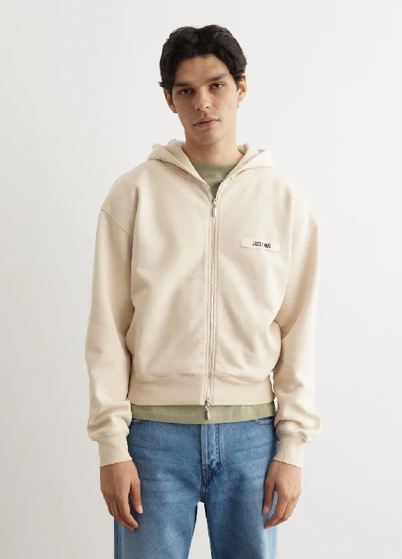 Markdown Madness Le Hoodie Zip Gros Grain