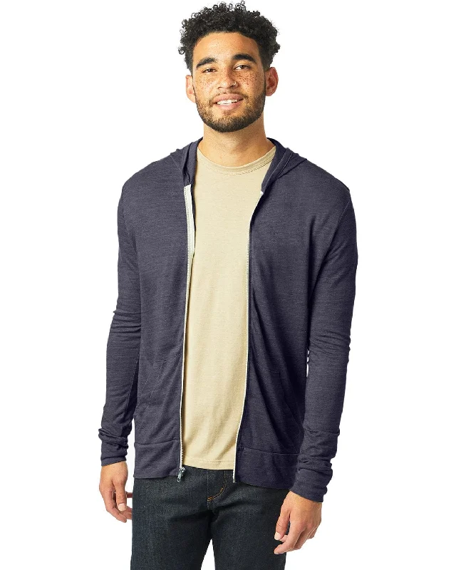 Epic Deals Alternative Unisex Eco-Jersey Zip Hoodie | Eco True Navy