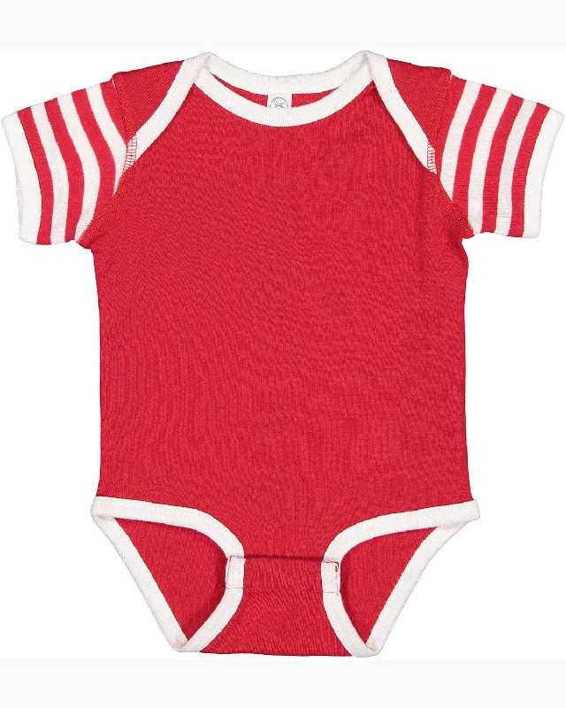Price Blitz Rabbit Skins Lap Shoulder Creeper | Rd/ Wh/ Rd Wh St