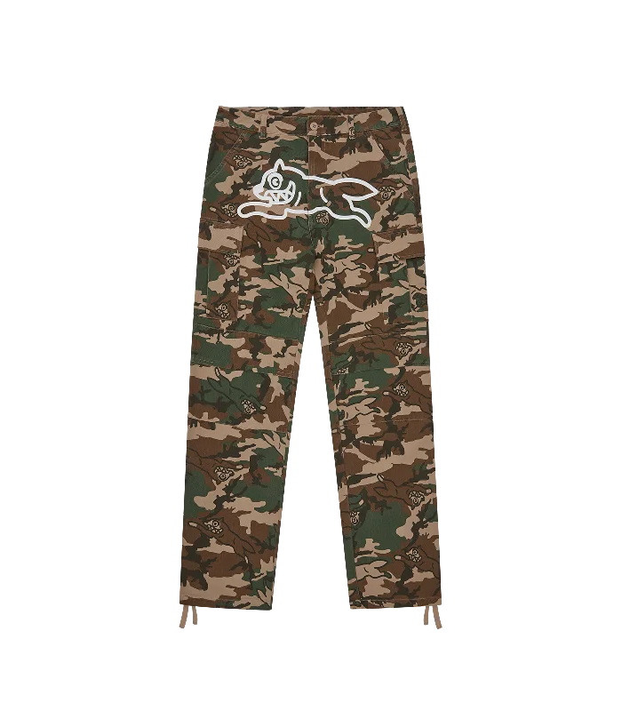 Weekend Deal RUNNING DOG WOODLAND CAMO CARGO PANT - MULTI