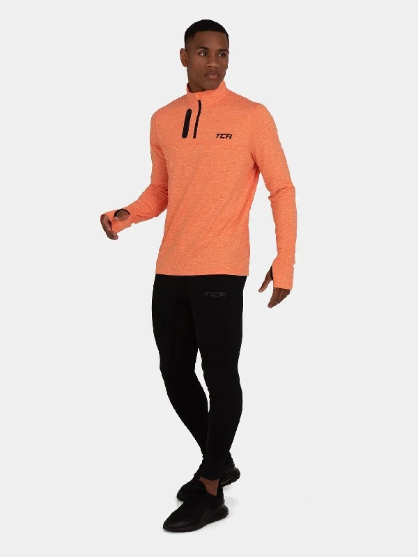 Price Drop Alert Fusion Half Zip Running Top For Men With Thumbholes & Chest Zip Pocket Price Drop Alert Fusion Half Zip Running Top For Men With Thumbholes & Chest Zip Pocket
