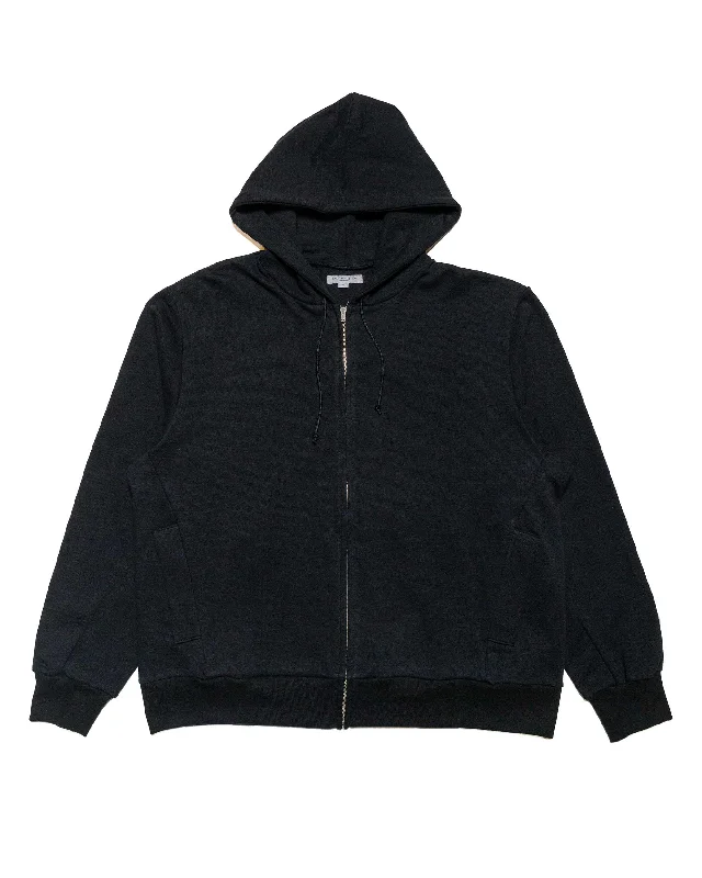 Weekend Discounts to Celebrate Lady White Co. Textured Zip Hoodie Black
