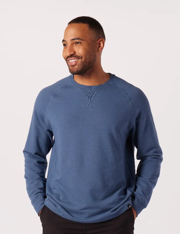 Price Break Dakota Crewneck: Washed Blue