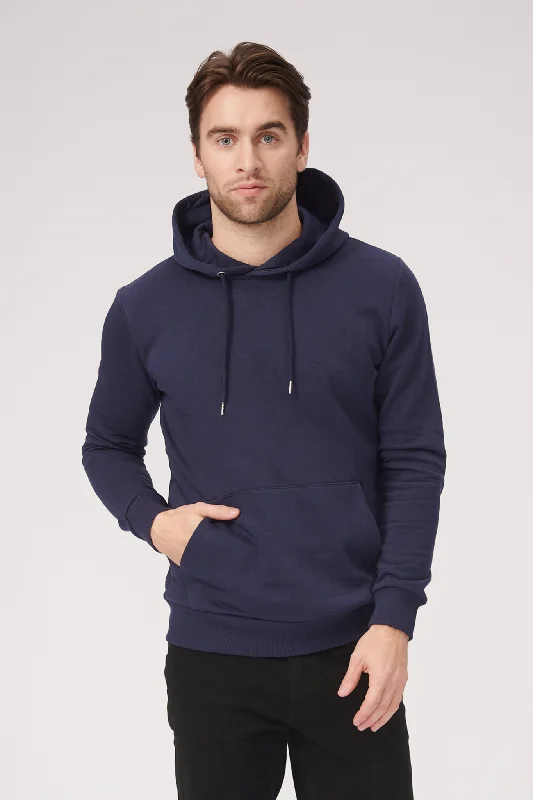 Time-Limited Offer Basic Hoodie Sweat - Navy