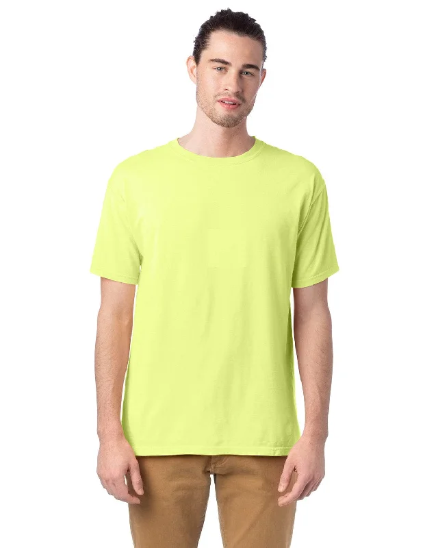 Hot Deal ComfortWash by Hanes 100% Ringspun Cotton T-Shirt | Chic Lime
