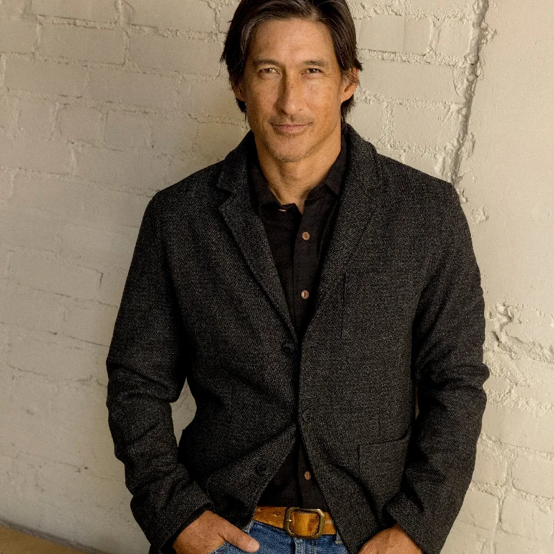 Weekend Specials to Indulge In Hutton Wool Twill Sport Coat - Charcoal