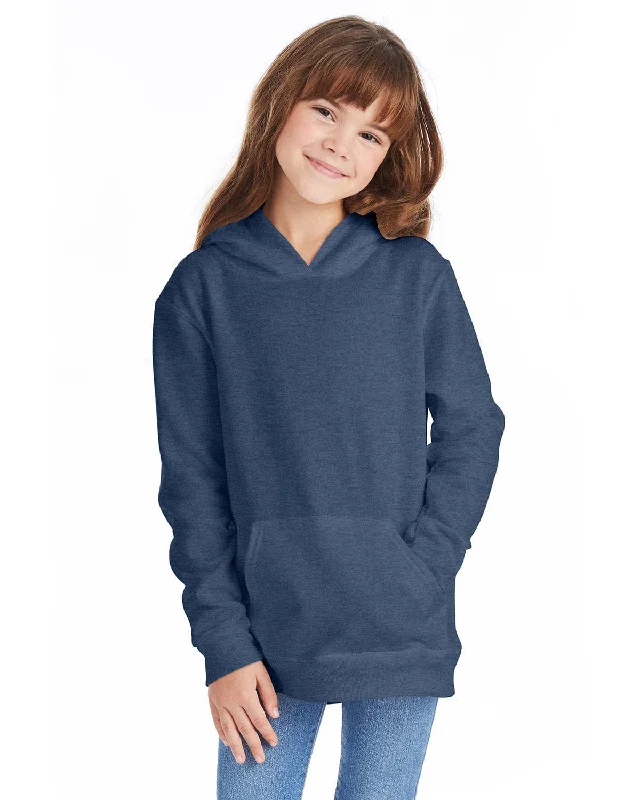 Holiday Sale Hanes Youth Hooded Sweatshirt | Heather Navy