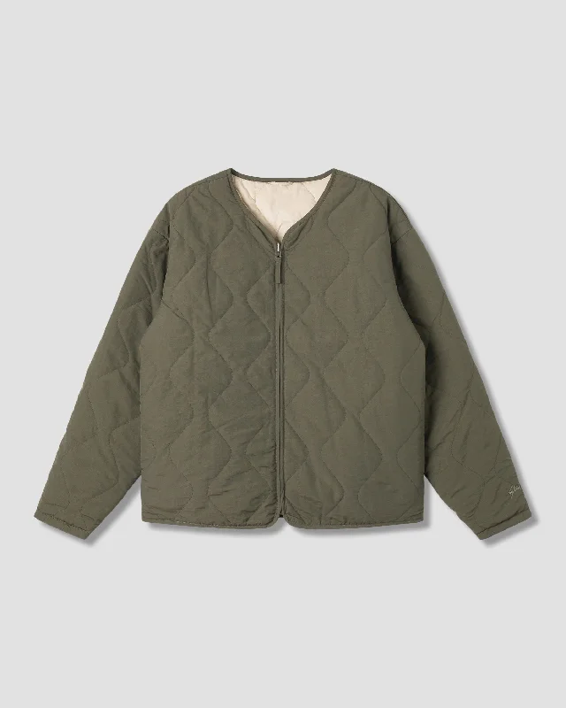 Weekend Offers That Delight Quilted Liner Jacket (Olive Reversable)
