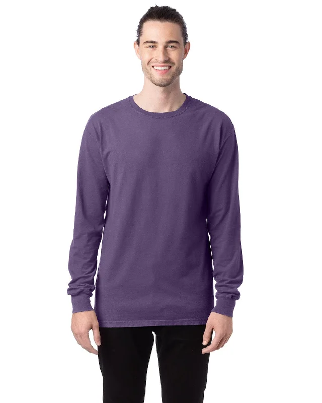 Savings Soar This Weekend ComfortWash by Hanes Unisex 100% Ringspun Cotton Long Sleeve T-Shirt | Grape Soda Savings Soar This Weekend ComfortWash by Hanes Unisex 100% Ringspun Cotton Long Sleeve T-Shirt | Grape Soda