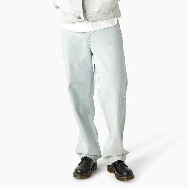 Top Pick Dickies Madison Denim Pants Loose Fit Light Denim