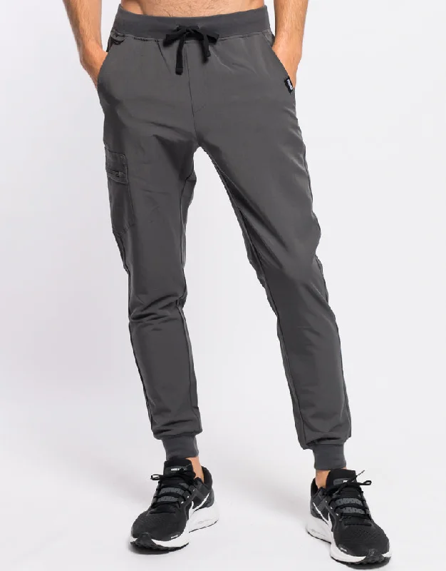 Steals and Deals Essential Jogger Scrub Pants - Asphalt