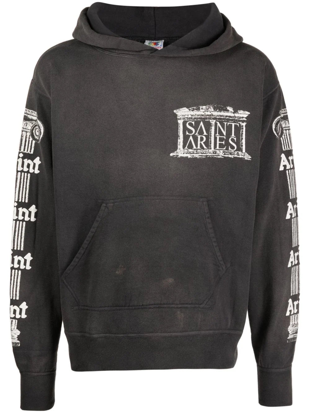 Act Fast Logo-Print Cotton Hoodie
