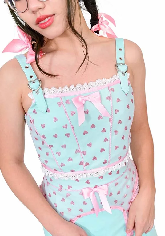 Crazy Deal Lucky Girl [Mint] | CROP TOP*