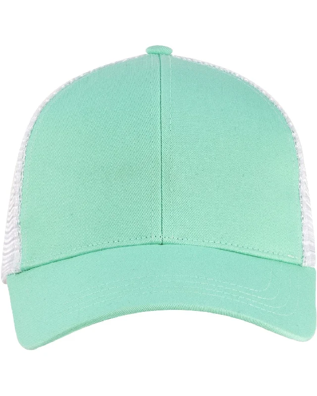 Unwind with Weekend Discounts Econscious Eco Trucker Organic/Recycled Cap | Mint/ White Unwind with Weekend Discounts Econscious Eco Trucker Organic/Recycled Cap | Mint/ White