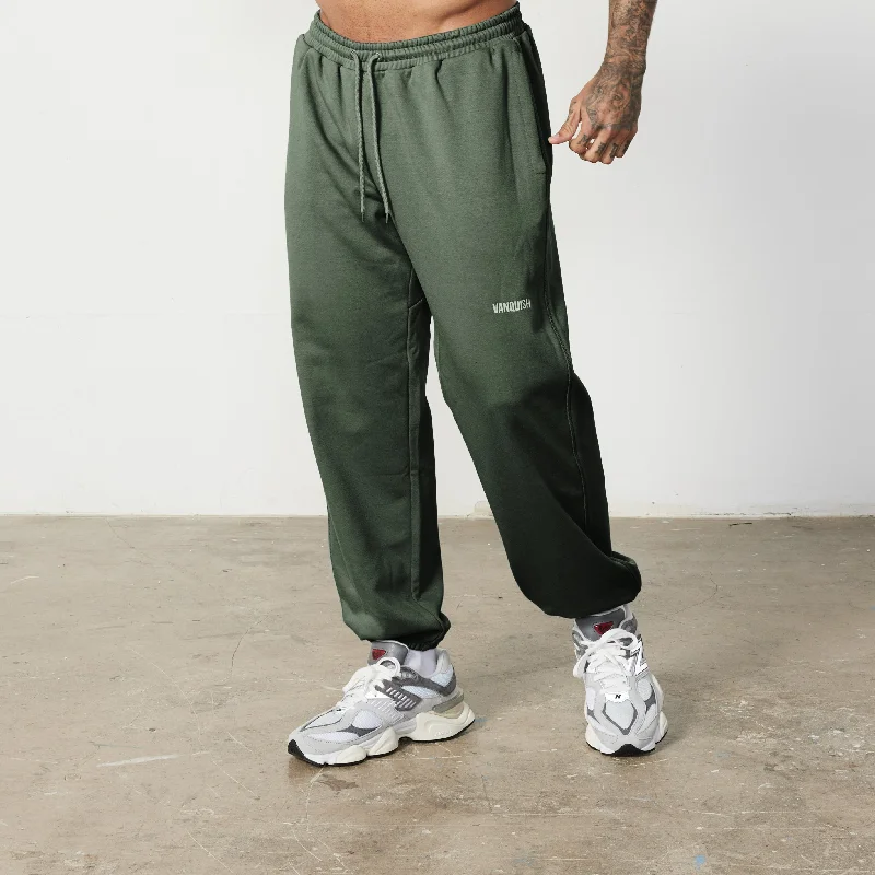 Great Bargain Vanquish Essential Forest Green Oversized Sweatpants