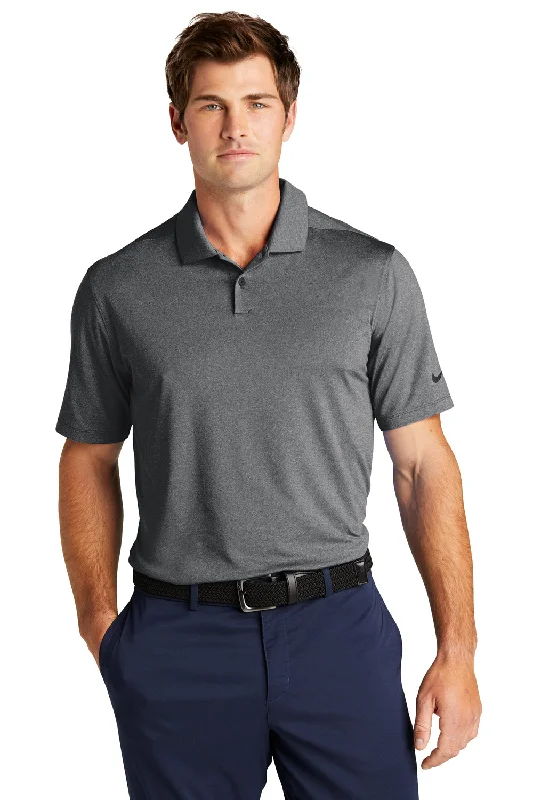 Weekend Deal Nike Mens Vapor Dri-Fit Moisture Wicking Short Sleeve Polo Shirt - Heather Black Weekend Deal Nike Mens Vapor Dri-Fit Moisture Wicking Short Sleeve Polo Shirt - Heather Black