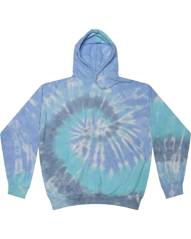 Weekend Savings Spree Tie-Dye Youth Pullover Hoodie | Lagoon