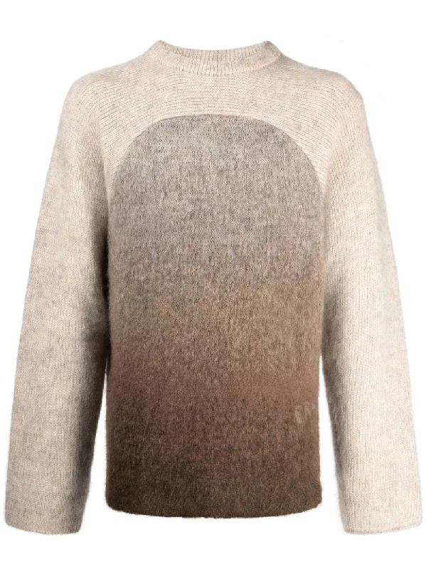 Super Sale Rainbow Gradient-Effect Crew-Neck Jumper