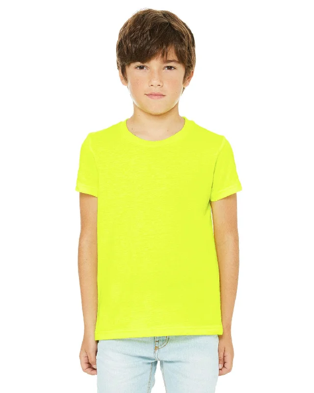 Warehouse Sale Bella+Canvas Youth CVC Jersey T-Shirt | Neon Yellow