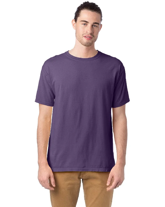 Early Bird Discount ComfortWash by Hanes 100% Ringspun Cotton T-Shirt | Grape Soda