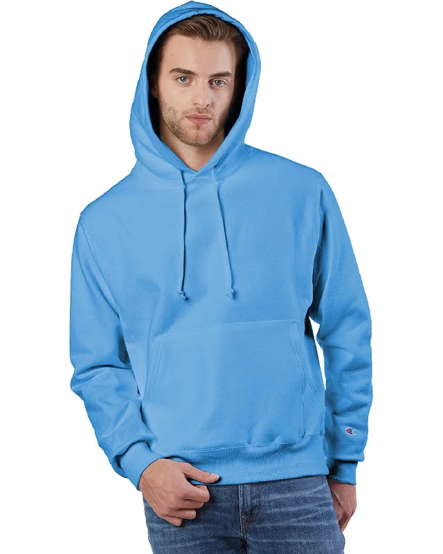Midnight Sale Champion Reverse Weave Hooded Sweatshirt | Light Blue