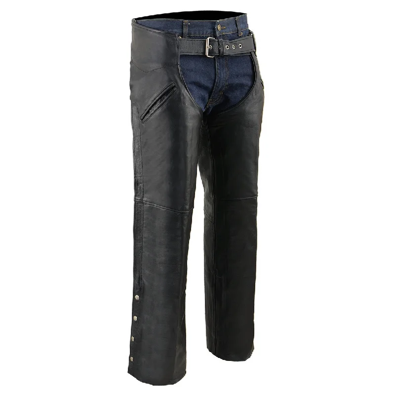 Weekend Deals That Excite Milwaukee Leather Chaps for Men's Black Leather Slash Pocket- Snap Out Thermal Lined Motorcycle Riders Chap- SH1103 Weekend Deals That Excite Milwaukee Leather Chaps for Men's Black Leather Slash Pocket- Snap Out Thermal Lined Motorcycle Riders Chap- SH1103