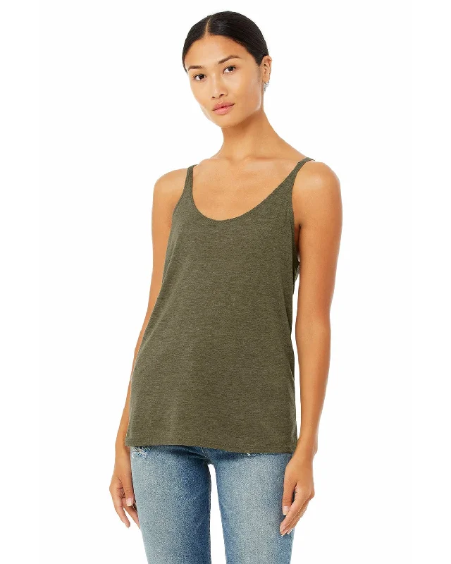 Low Prices Bella+Canvas Ladies Slouchy Tank | Heather Olive