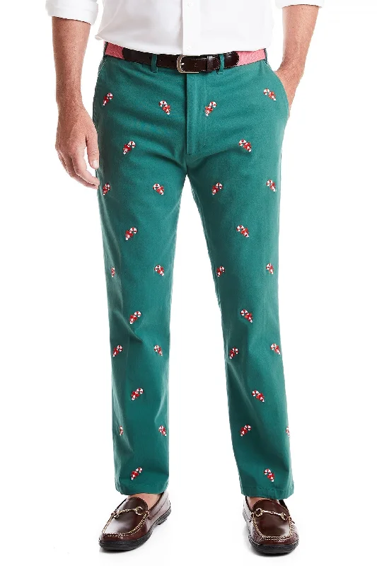 Special Offer Harbor Pant Stretch Twill Hunter with Candy Cane